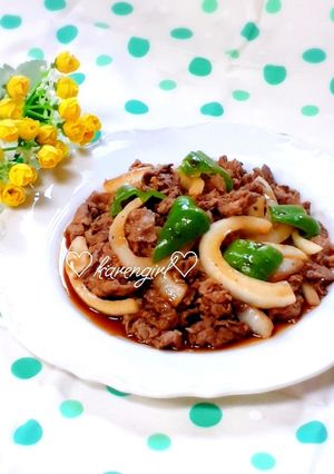 ♡牛肉と玉ねぎの甘辛ガーリックだれ焼き♡-レシピのメイン写真