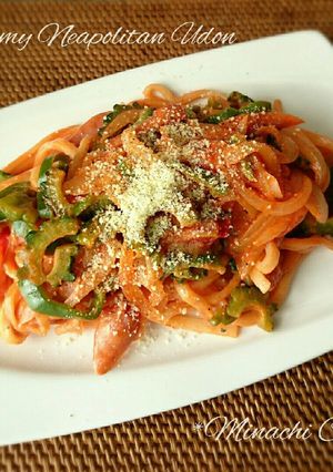 クリーミーナポリタンうどん-レシピのメイン写真