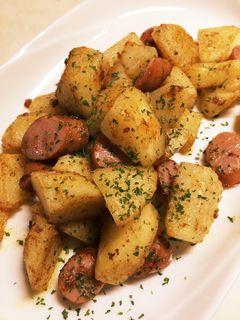 じゃがいもとウインナーのマヨカレー炒め-レシピのメイン写真