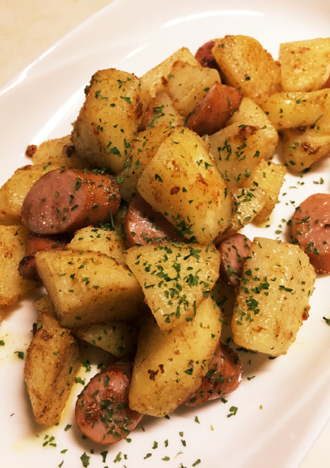 じゃがいもとウインナーのマヨカレー炒め-レシピのメイン写真
