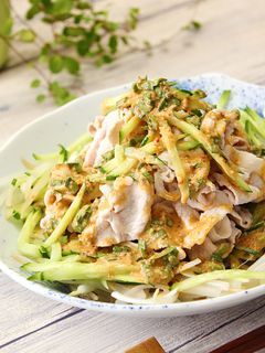 坦々風冷しゃぶサラダ-レシピのメイン写真
