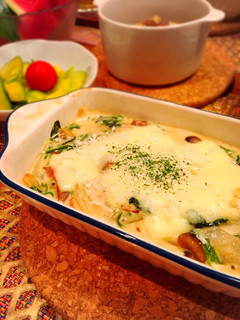 15分で超簡単♡ほうれん草のグラタン-レシピのメイン写真