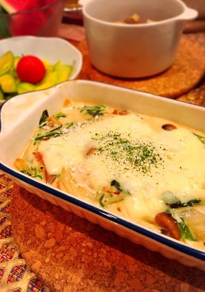 15分で超簡単♡ほうれん草のグラタン-レシピのメイン写真