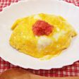バター風味の明太子オムライス