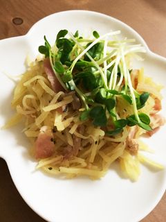 簡単♡じゃがいも千切り炒め-レシピのメイン写真