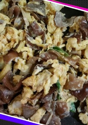 生きくらげ鶏ガラ中華たまご炒め-レシピのメイン写真