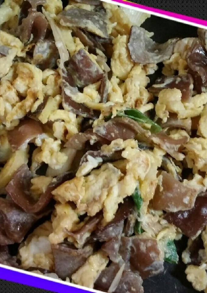 生きくらげ鶏ガラ中華たまご炒め-レシピのメイン写真