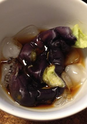 レンジで２分で冷や焼きなす-レシピのメイン写真