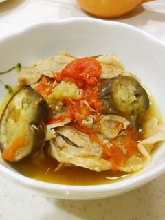 めんつゆだけ☆ナスとトマトの煮物-レシピのメイン写真