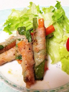 インゲン嫌いも大丈夫!豚バラ巻き-レシピのメイン写真
