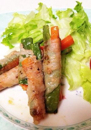 インゲン嫌いも大丈夫！豚バラ巻き-レシピのメイン写真