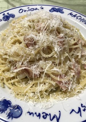 ベーコンと玉ねぎのペペロンチーノ-レシピのメイン写真