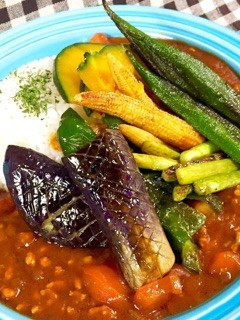 夏野菜ドカ盛りカレー-レシピのメイン写真