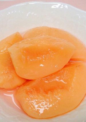 桃のコンポート(シロップ漬け)-レシピのメイン写真