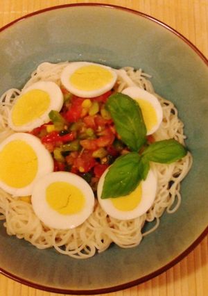サルサそうめん-レシピのメイン写真