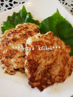 鶏ひき肉で*ヘルシー♡豆腐ハンバーグ*-レシピのメイン写真