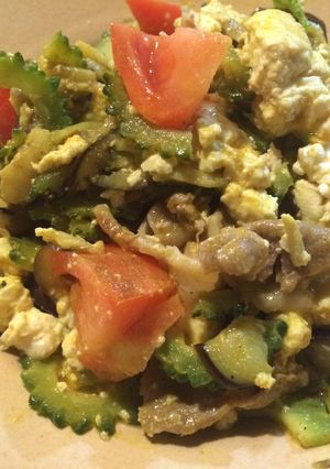 カレー風味のゴーヤチャンプルー-レシピのメイン写真