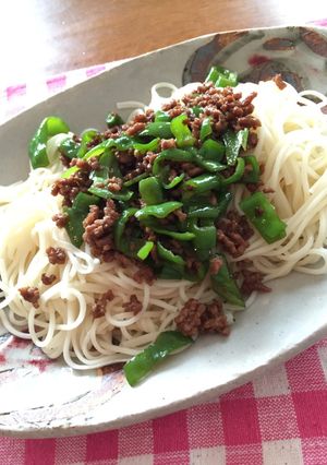 超簡単!そうめんジャージャン麺-レシピのメイン写真