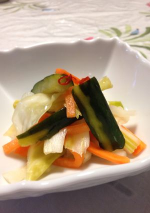 わが家の常備菜！野菜の甘酢漬け-レシピのメイン写真