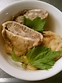 巾着煮込みハンバーグ-レシピのメイン写真