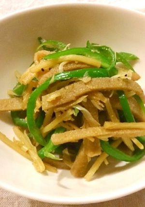 おからこんにゃくの青椒肉絲風-レシピのメイン写真