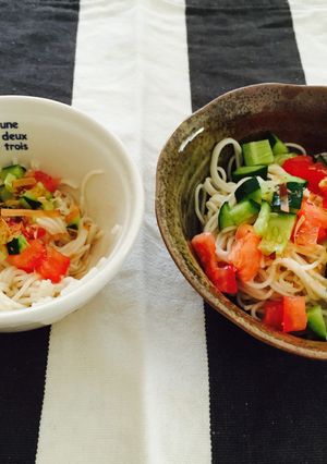 簡単そうめんアレンジ-レシピのメイン写真