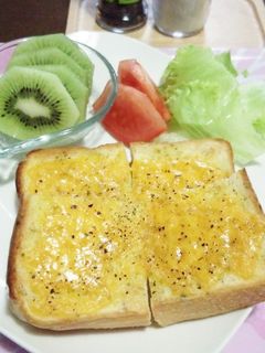 昆布の旨みチーズトースト-レシピのメイン写真