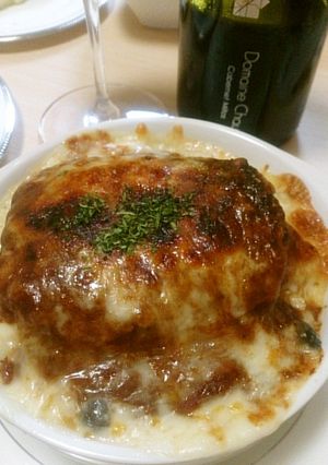 ワインに合う♪とろーりハンバーグドリア-レシピのメイン写真