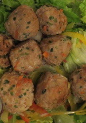 蓮根入り肉団子-レシピのメイン写真