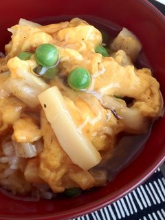 ほたてと筍のあんかけ卵丼 昆布水仕込-レシピのメイン写真