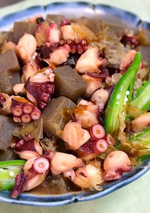 タコとこんにゃくのさっと煮-レシピのメイン写真