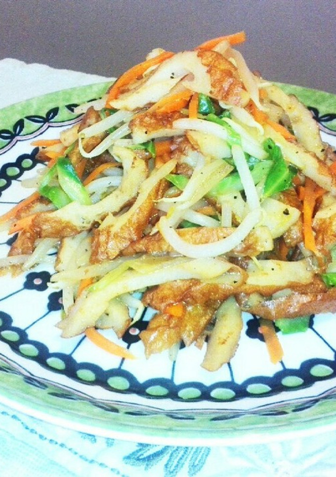 節約副菜ちくわともやしのあっさり炒め-レシピのメイン写真
