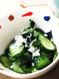 きゅうりとわかめの酢の物-レシピのメイン写真