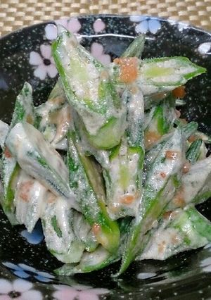 オクラ梅マヨポン酢-レシピのメイン写真