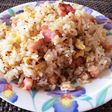 定番!厚切りベーコンの炒飯
