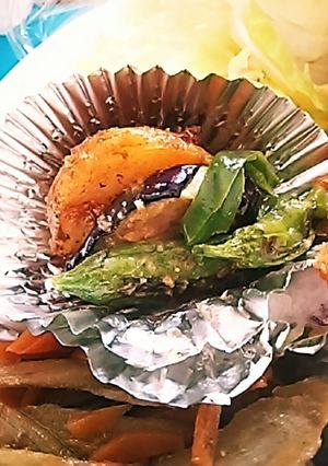 夏野菜とじゃがいもの揚げ焼き-レシピのメイン写真