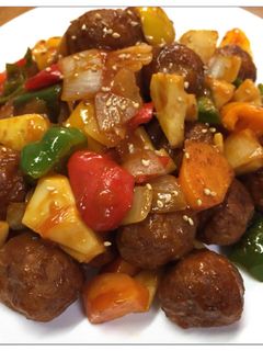 肉団子酢豚☆酢豚でも酢鶏でも応用できるよ-レシピのメイン写真