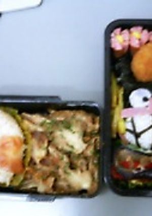 キャラ弁★アンパンマンｖｓバイキンマン-レシピのメイン写真