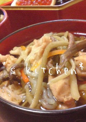 「おかわり♪」♡具だくさん田舎雑煮♡-レシピのメイン写真
