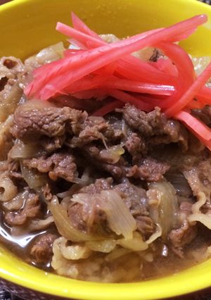 牛丼-レシピのメイン写真