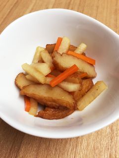 簡単!大根、にんじん、さつま揚げの炒め煮-レシピのメイン写真