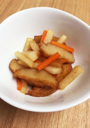 簡単!大根、にんじん、さつま揚げの炒め煮-レシピのメイン写真