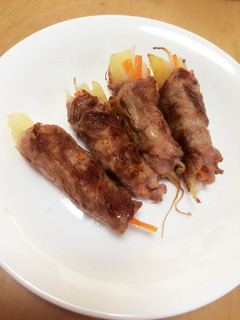 肉巻きお野菜❊。*-レシピのメイン写真