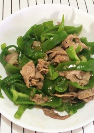 ピーマンと豚肉の甘辛みそ炒め-レシピのメイン写真