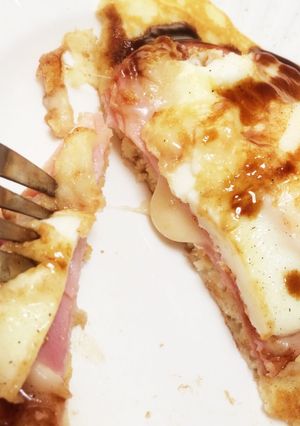 チーズハムパンケーキ❊｡*-レシピのメイン写真