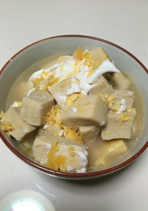 高野豆腐の卵とじ★☆-レシピのメイン写真