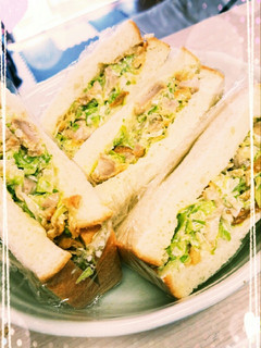唐揚げレタスサンド-レシピのメイン写真