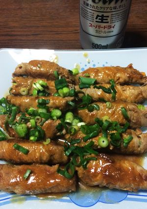 アスパラ×豚肉巻き巻きのニンニク味噌焼き-レシピのメイン写真