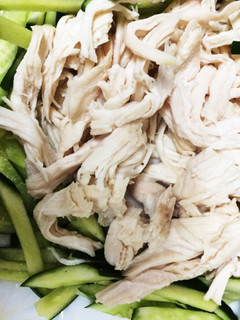暑い日に☆電子レンジ蒸し鶏でバンバンジー-レシピのメイン写真