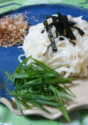 稲庭うどんで冷やしうどん-レシピのメイン写真